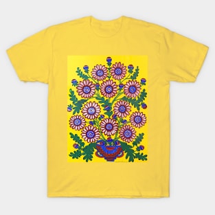 Maria Prymachenko, Flowers for Peace, Ukrainian Folk Art, Naïve Art T-Shirt